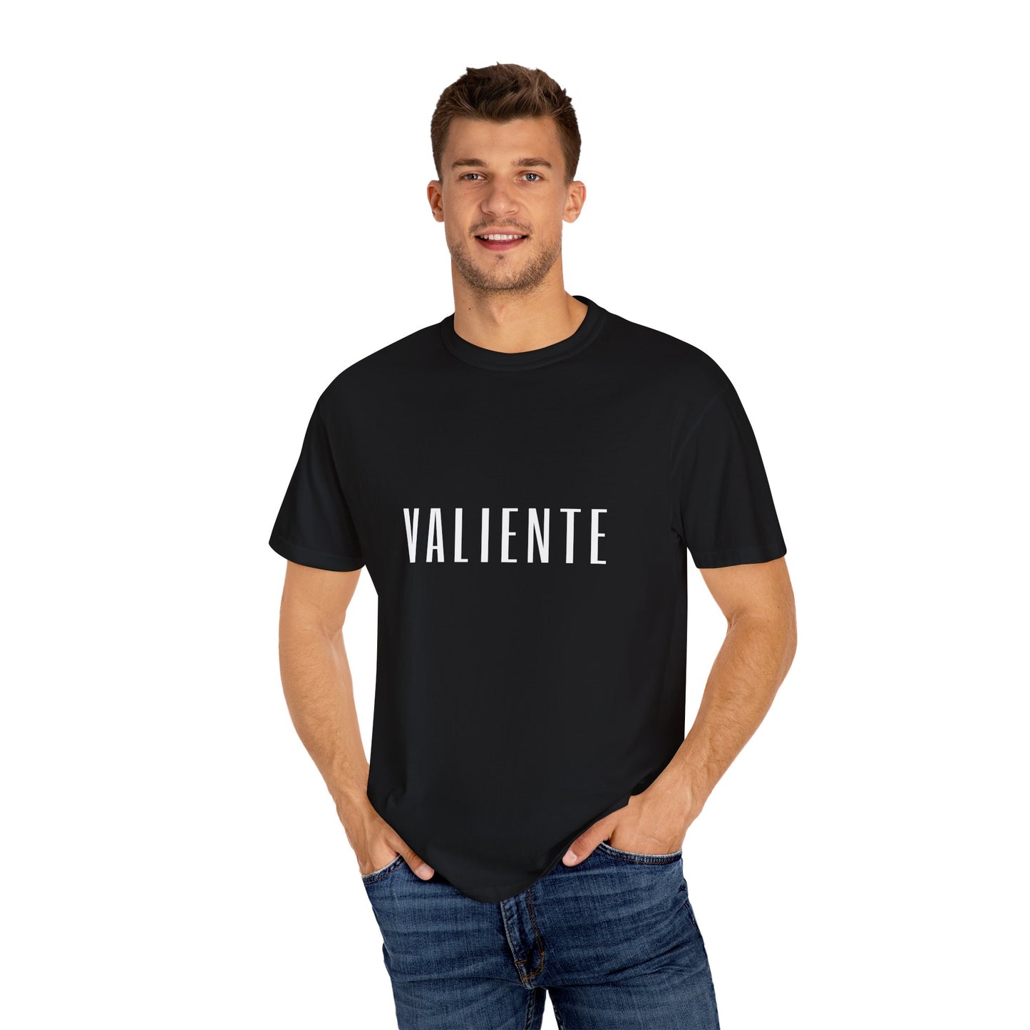 Valiente Short-Sleeve T-Shirt with Front and Back Logo