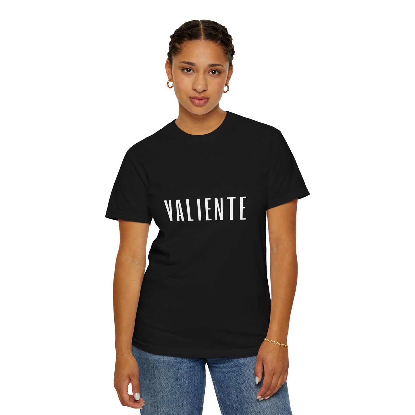 Valiente Short-Sleeve T-Shirt with Front and Back Logo